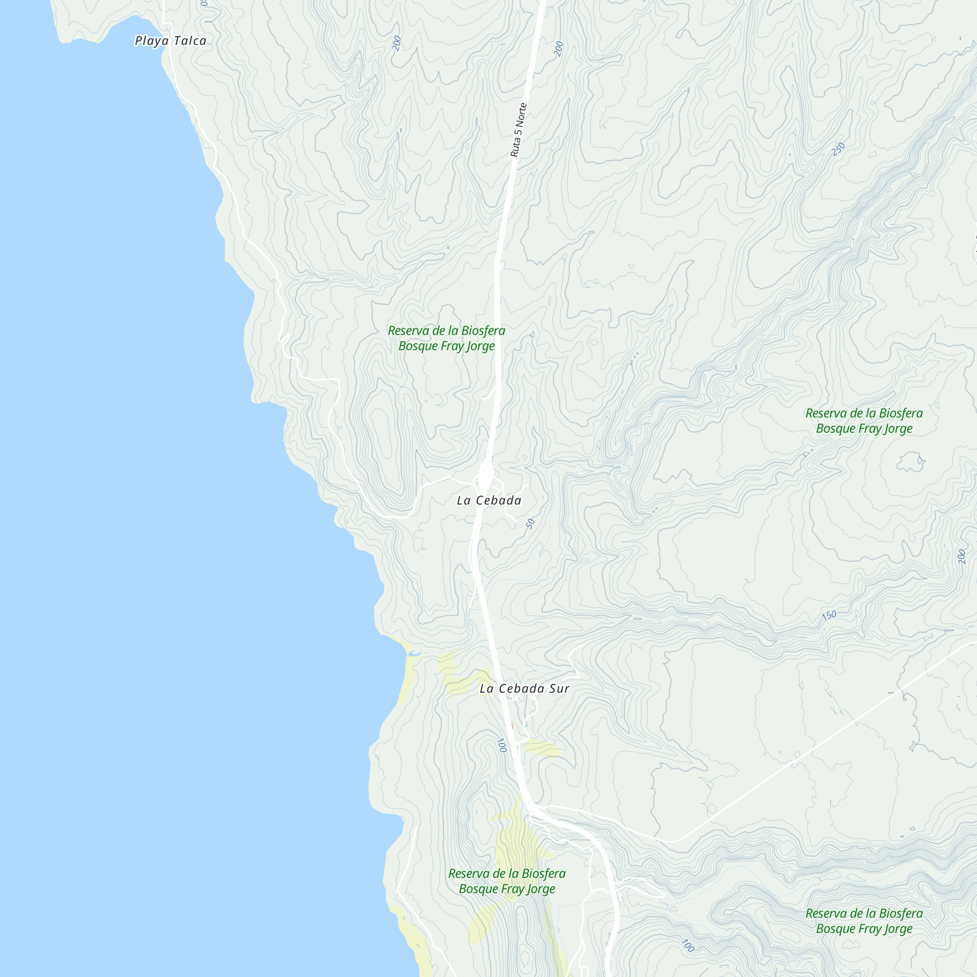 Cabañas Doña Carmen map