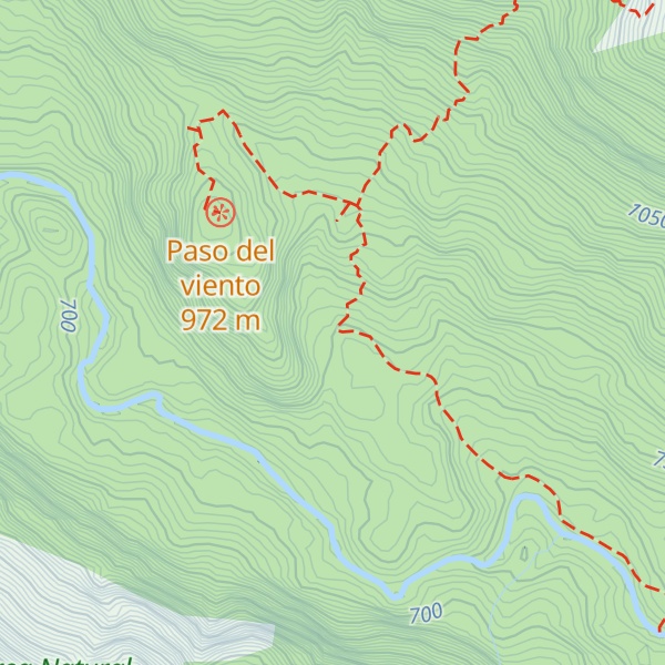 Map of Refugio El Retamal