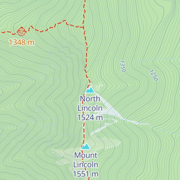 Map of North Lincoln