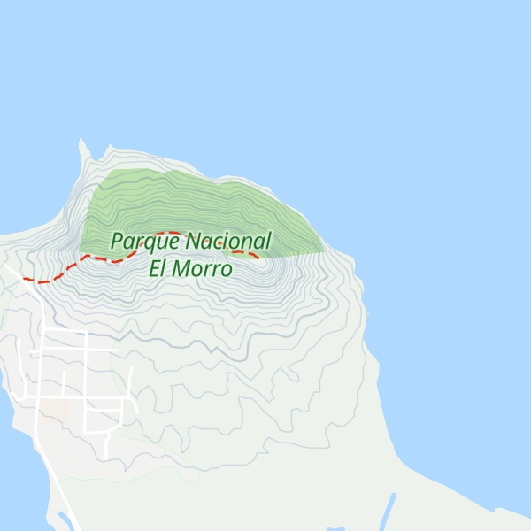 Map of El Morro