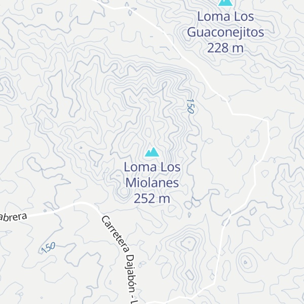 Map of Loma Los Miolanes