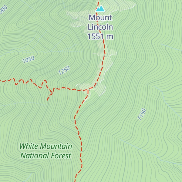 Map of Little Haystack Mountain
