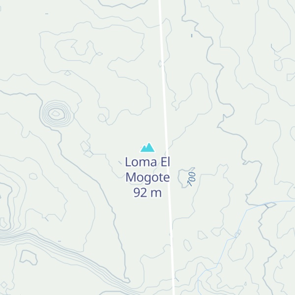 Map of Loma El Mogote