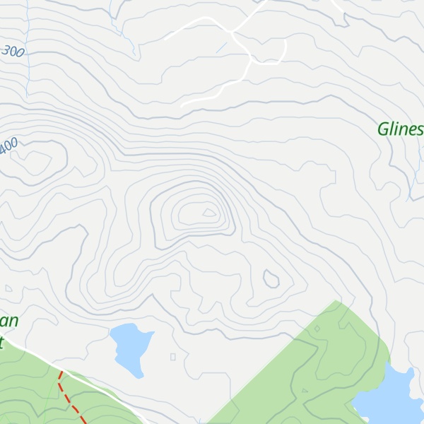Map of Burleigh Mountain