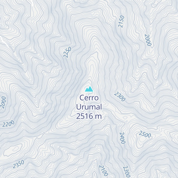 Map of Cerro Urumal