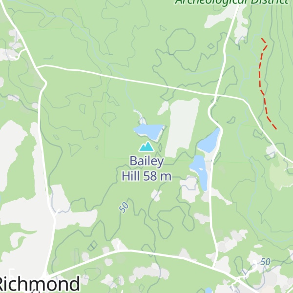 Map of Bailey Hill