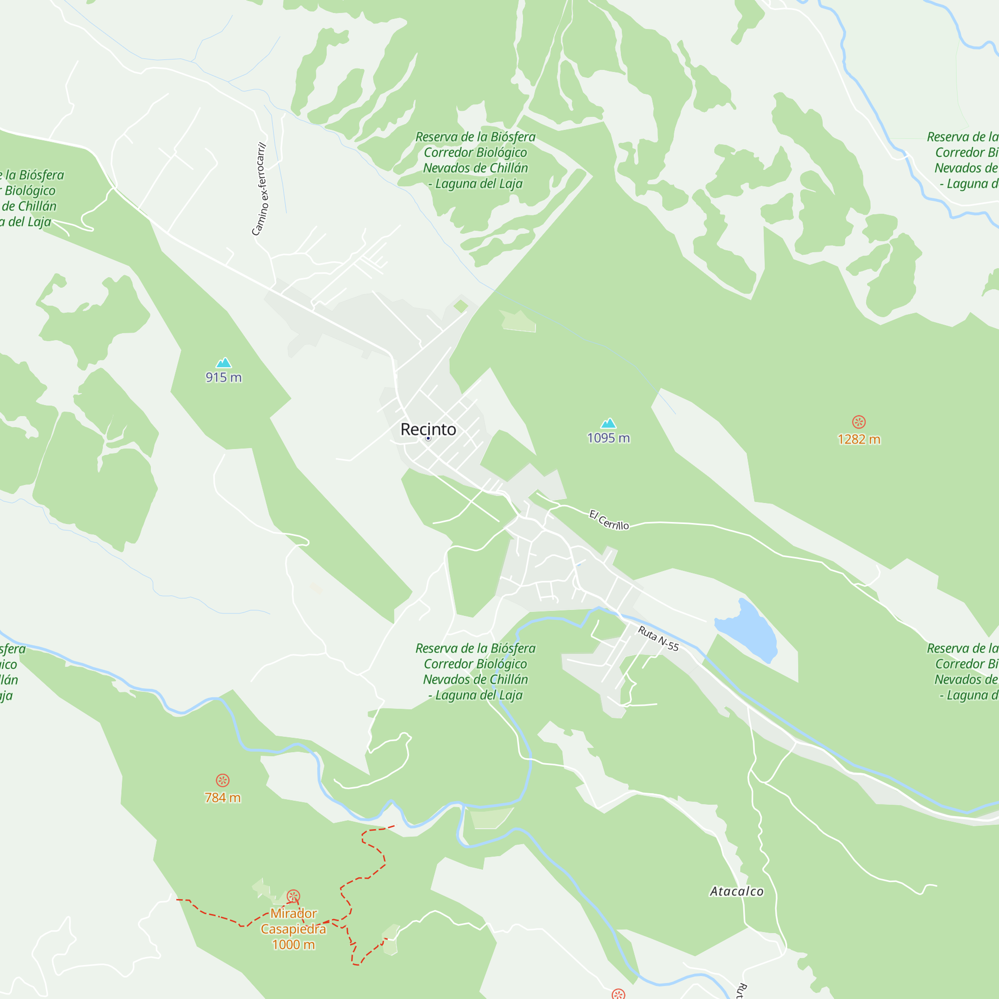 Cabañas Mavi map