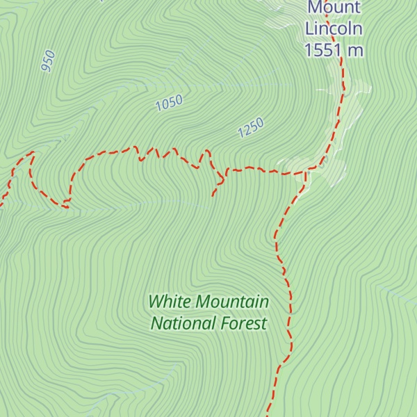 Map of Shining Rock Cliff