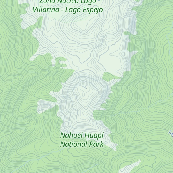 Map of Cerro Traful