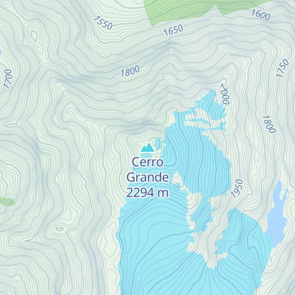 Map of Cerro Grande