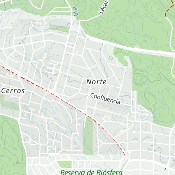 Map of Cabañas Los Laureles