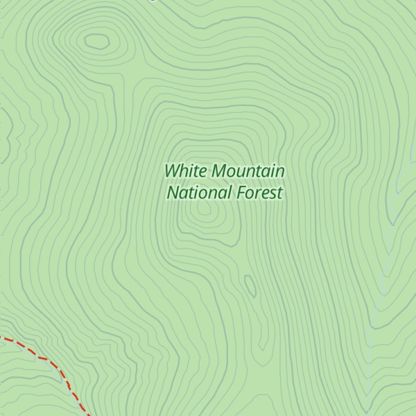 Map of Big Bickford Mountain