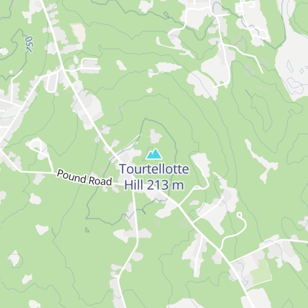 Map of Tourtellotte Hill