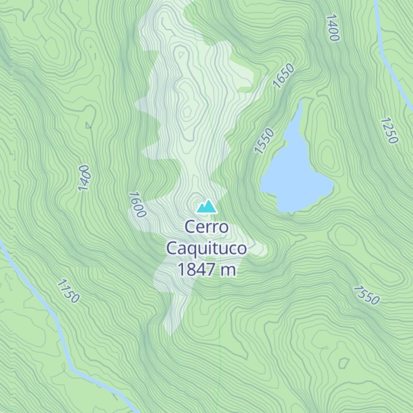 Map of Cerro Caquituco