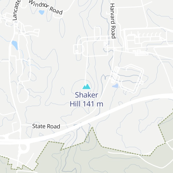 Map of Shaker Hill