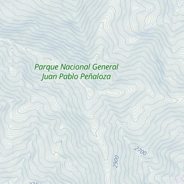 Map of Topo Río Negro