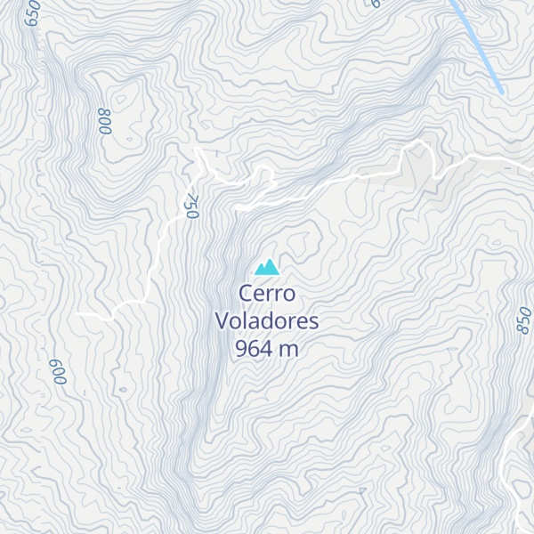 Map of Cerro Voladores