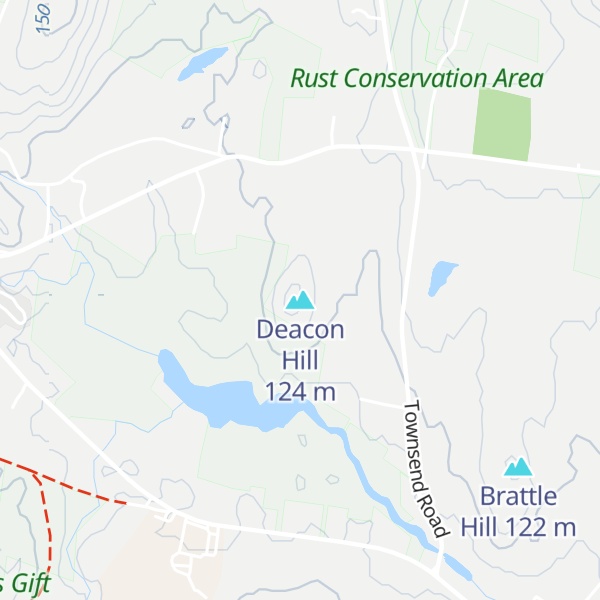 Map of Deacon Hill