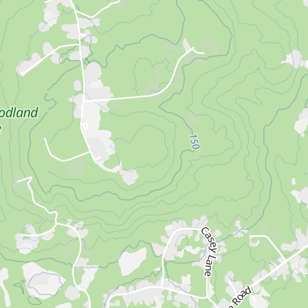 Map of Nipmuc Hill