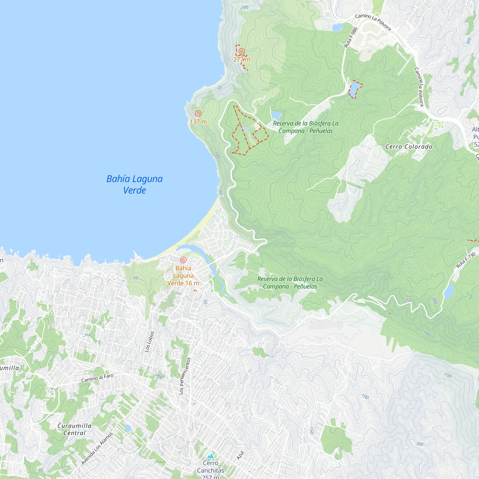 Cabañas Marlinda map