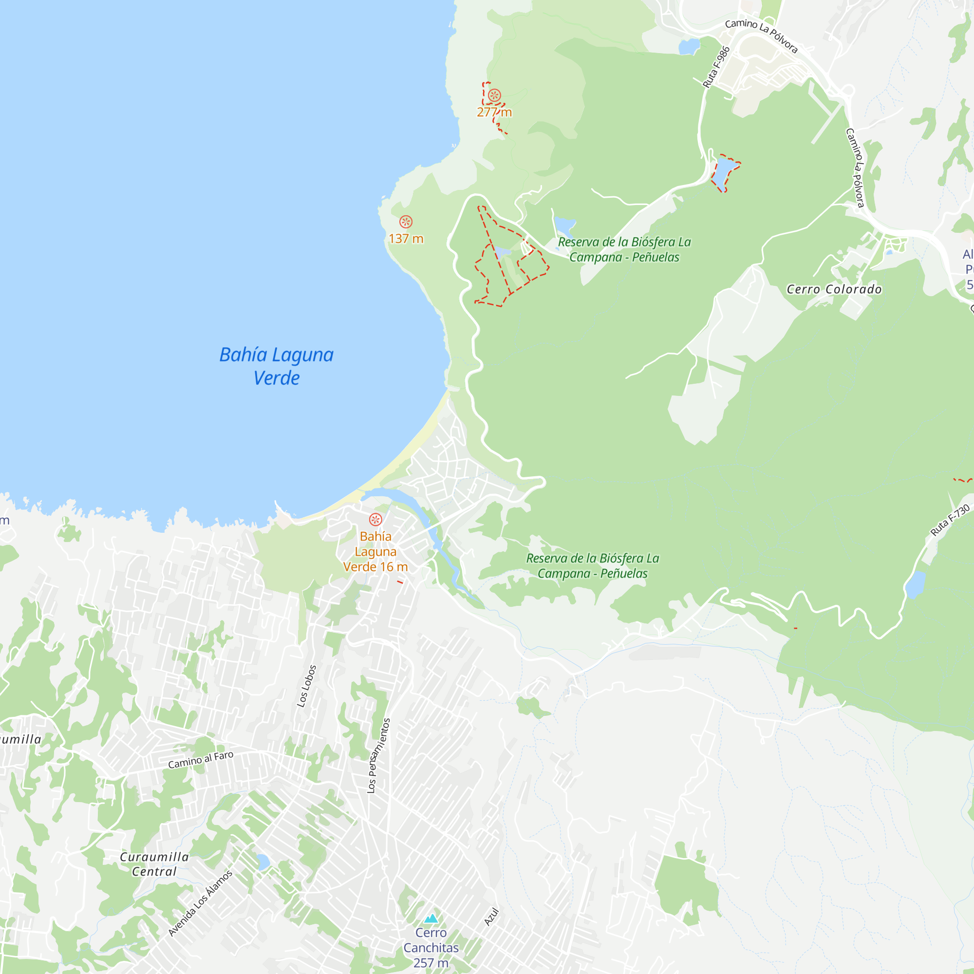 Cabañas Selva Negra map