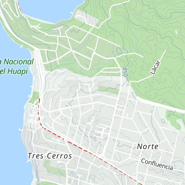 Map of Cabañas Ruca Nahuel