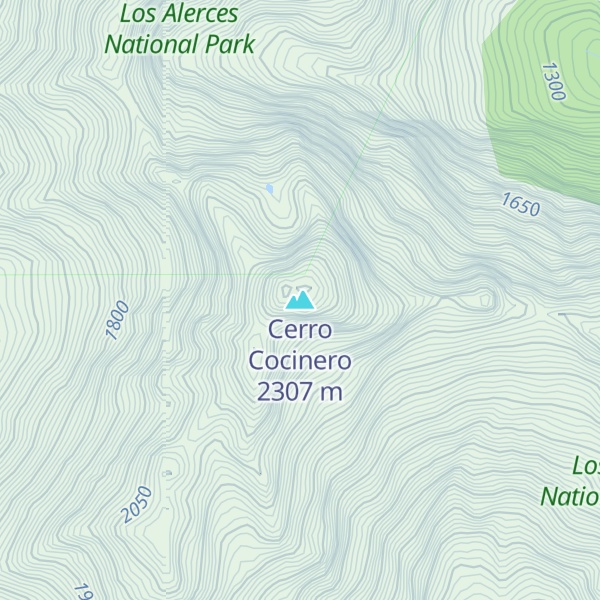 Map of Cerro Cocinero