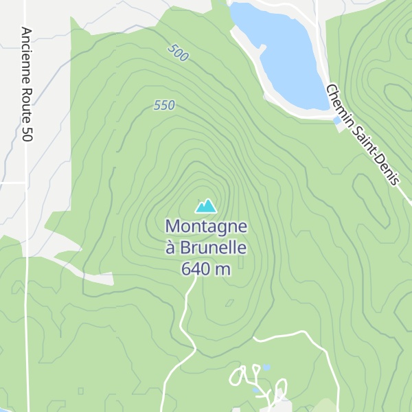 Map of Montagne à Brunelle