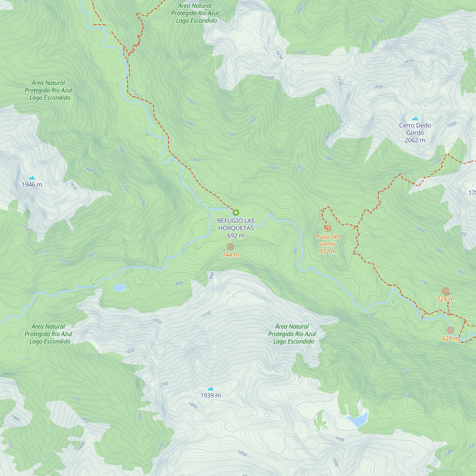 Refugio Casa de Campo map