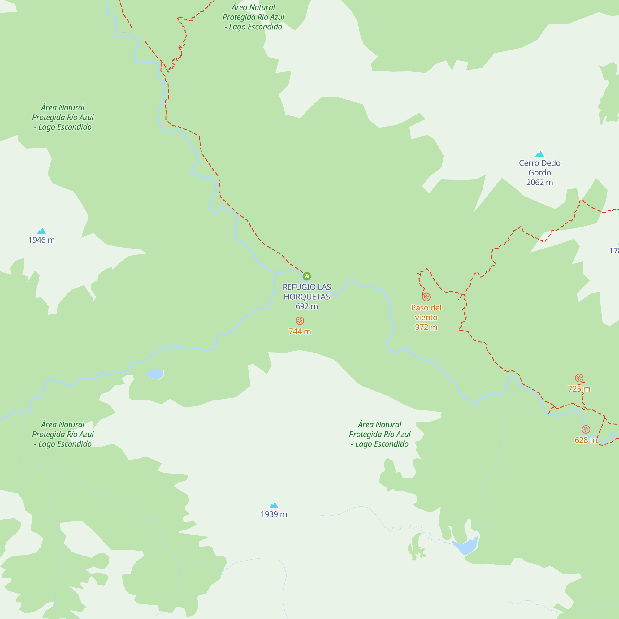 Refugio Casa de Campo map