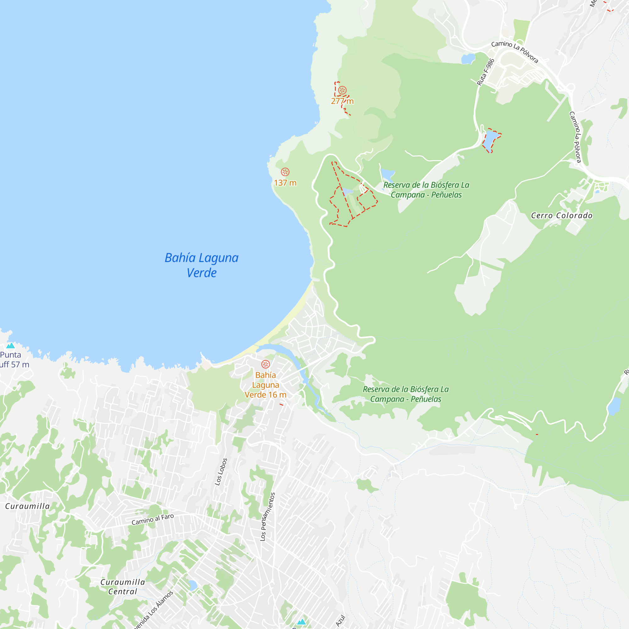 Cabañas Reina Leonor map