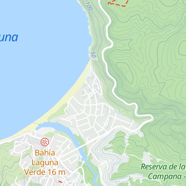 Map of Cabañas Reina Leonor