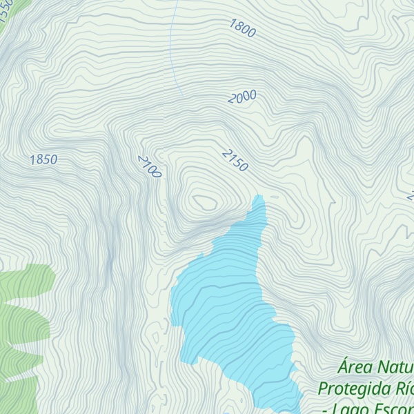 Map of Cerro Hielo Azul