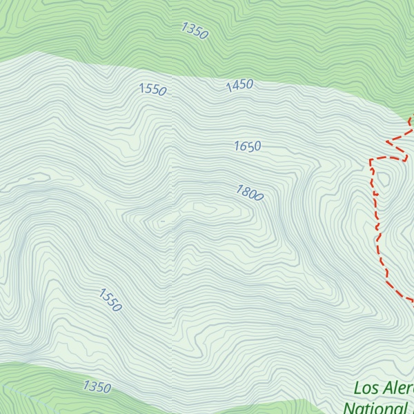Map of Cerro Alto El Dedal