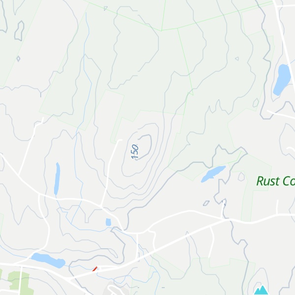 Map of Hunting Hill