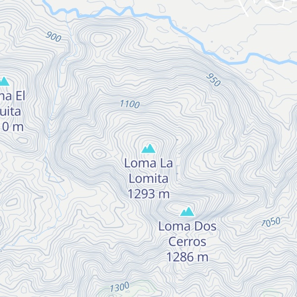 Map of Loma La Lomita