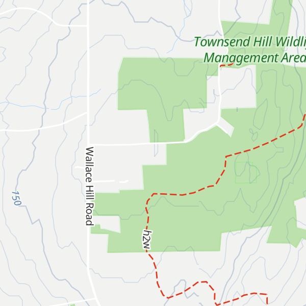 Map of Townsend Hill