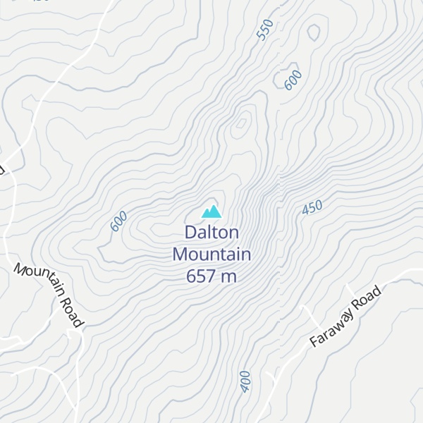 Map of Dalton Mountain