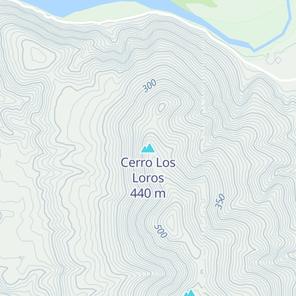 Map of Cerro Los Loros
