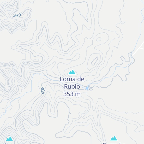 Map of Loma de Rubio