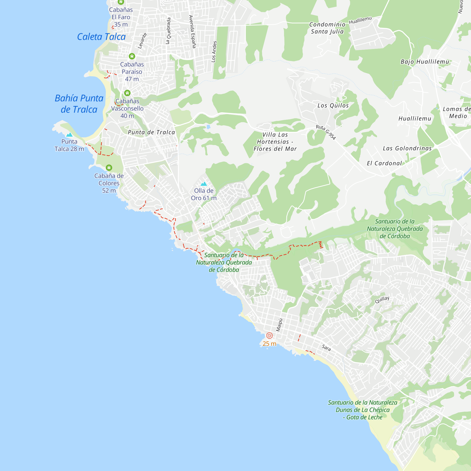 Cabañas Tu Bosque map