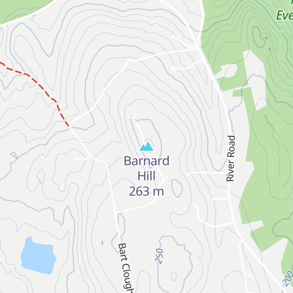 Map of Barnard Hill