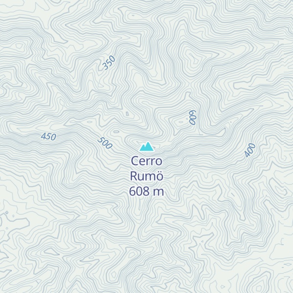 Map of Cerro Rumö