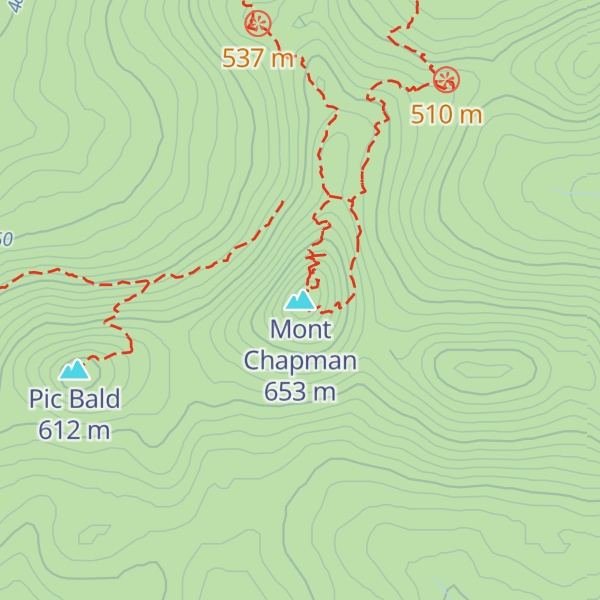 Map of Mont Chapman