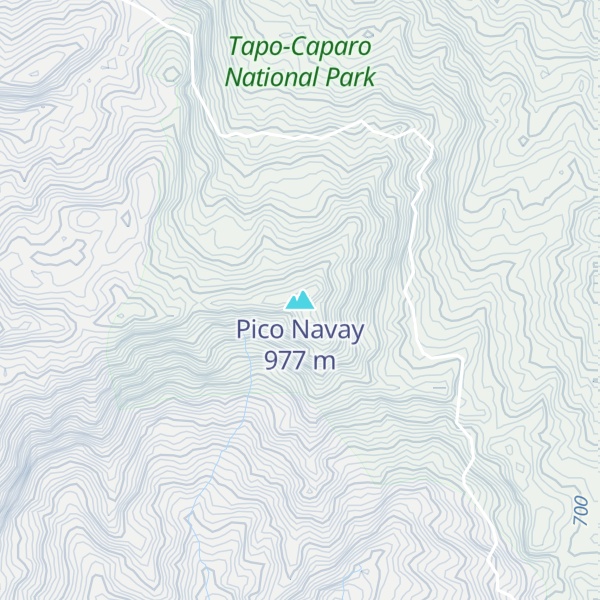 Map of Pico Navay