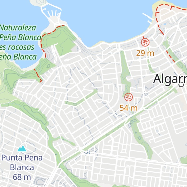 Map of Cabañas El Bosque del Canelo