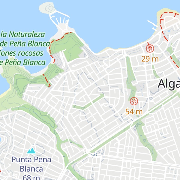 Map of Cabañas El Canelo