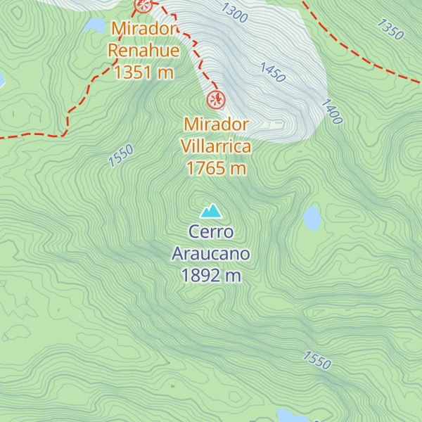 Map of Cerro Araucano