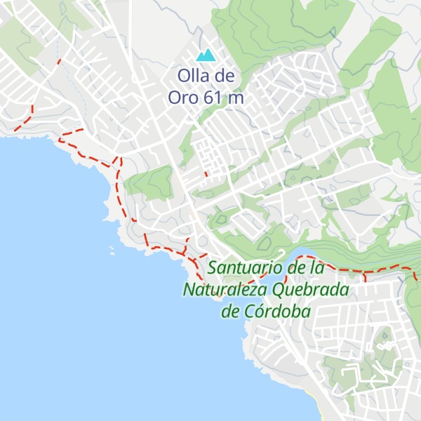 Map of Cabañas Pinares del Mar