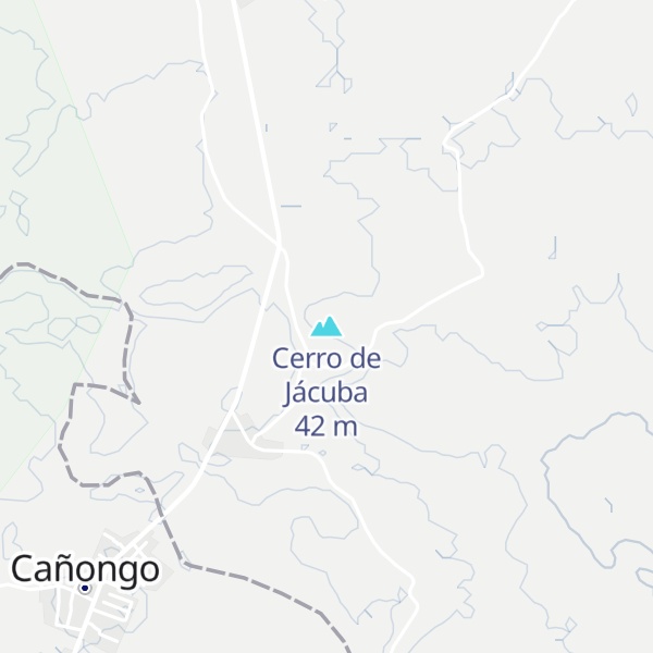 Map of Cerro de Jácuba